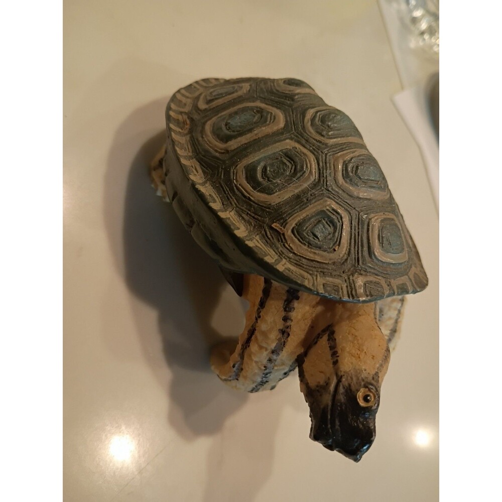 Diamondback terrapin turtle Resin Replica Model Figurine Figure Aprx 3 Inches